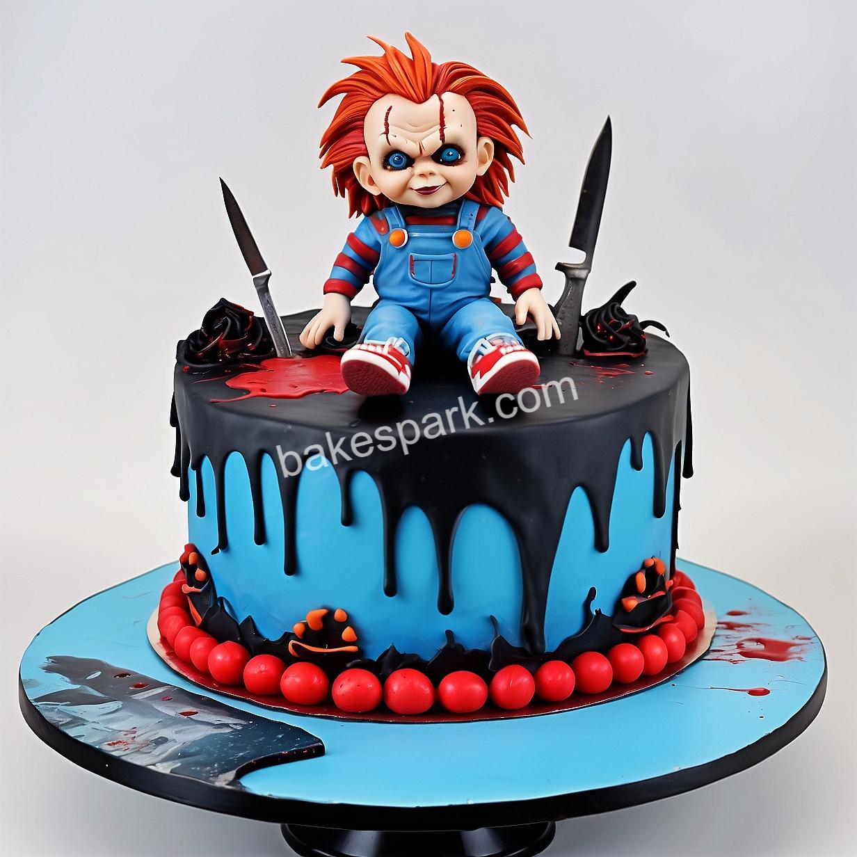 chucky doll cake