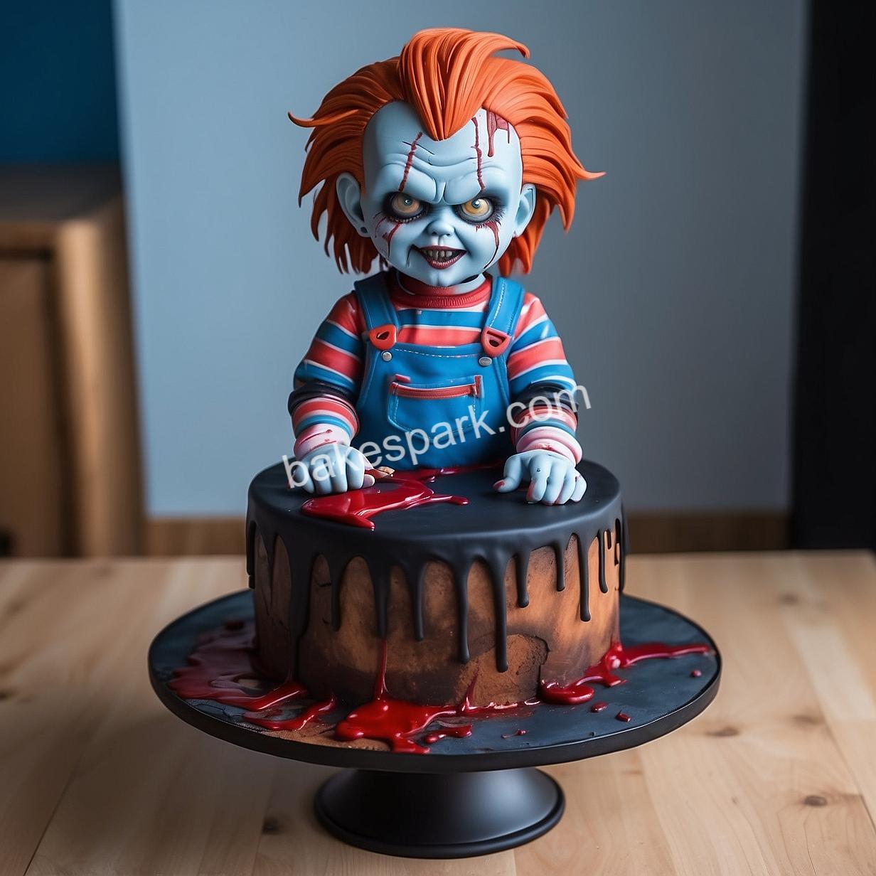 chucky doll cake