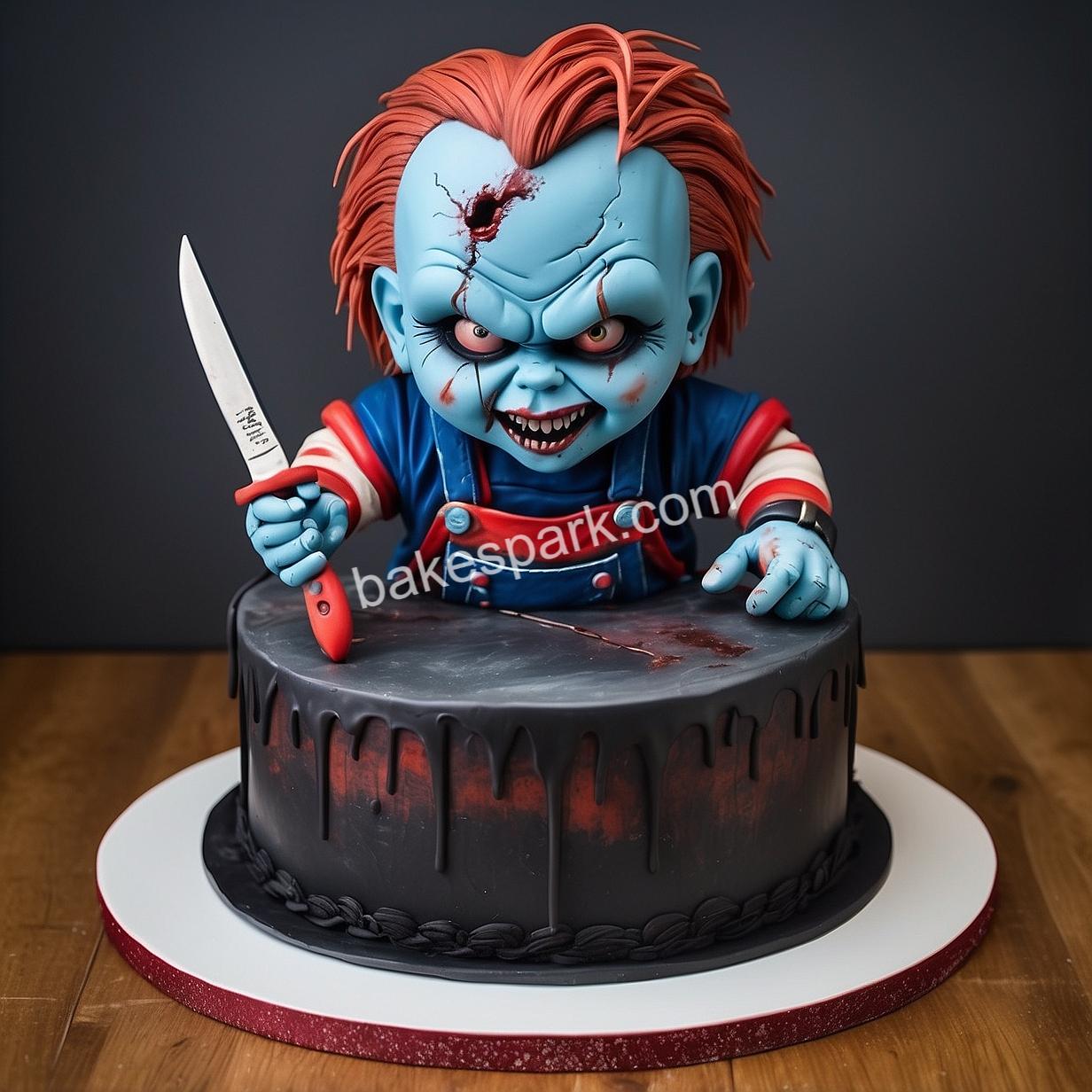 chucky doll cake
