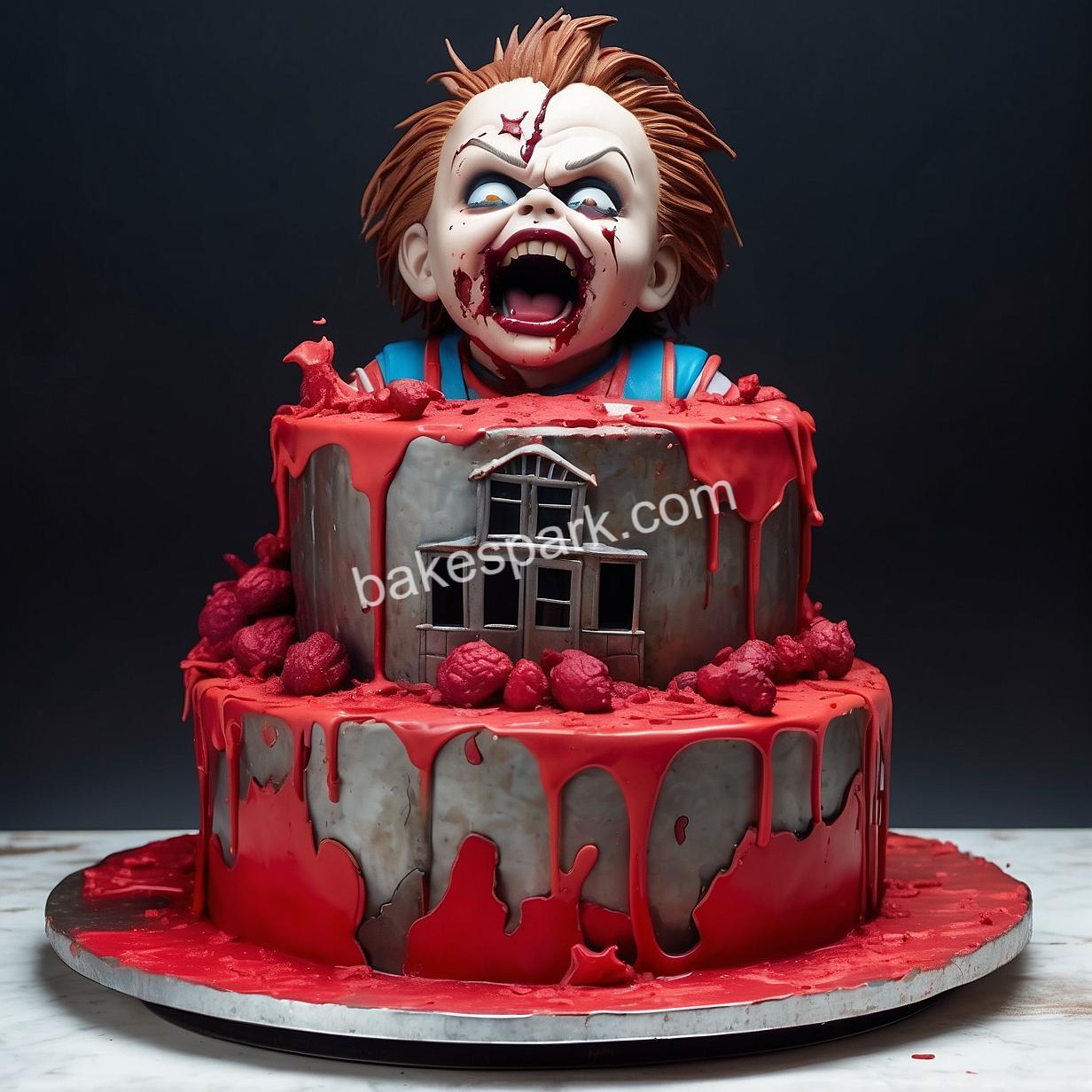 chucky doll cake