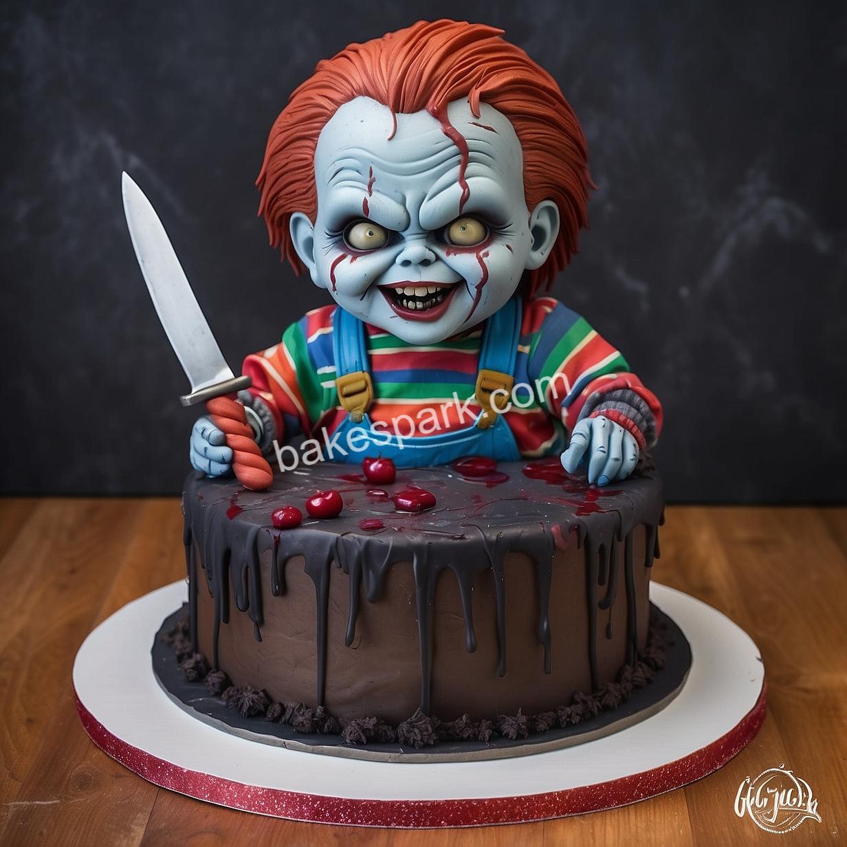 chucky doll cake