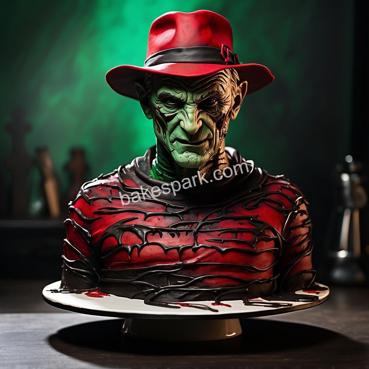 freddy krueger cake
