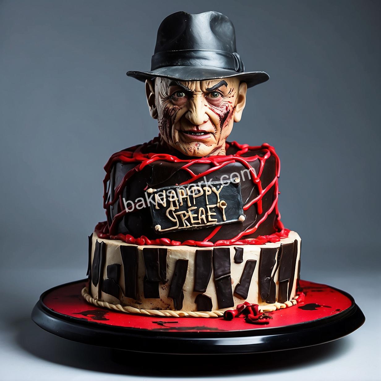 freddy krueger cake
