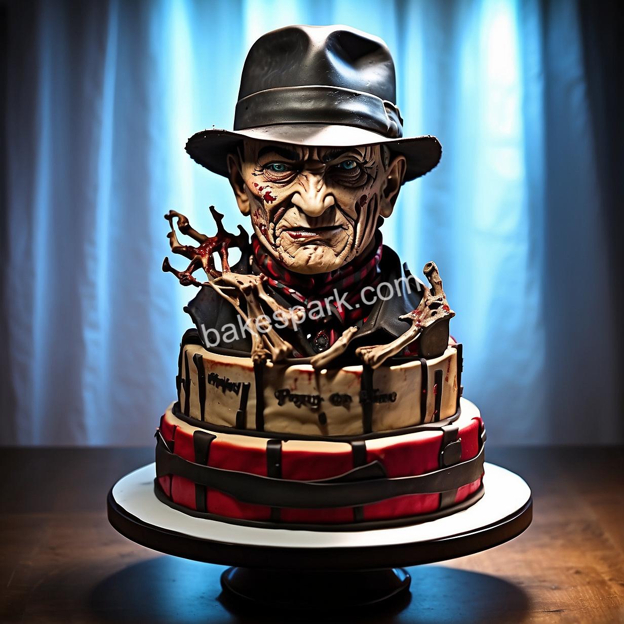 freddy krueger cake