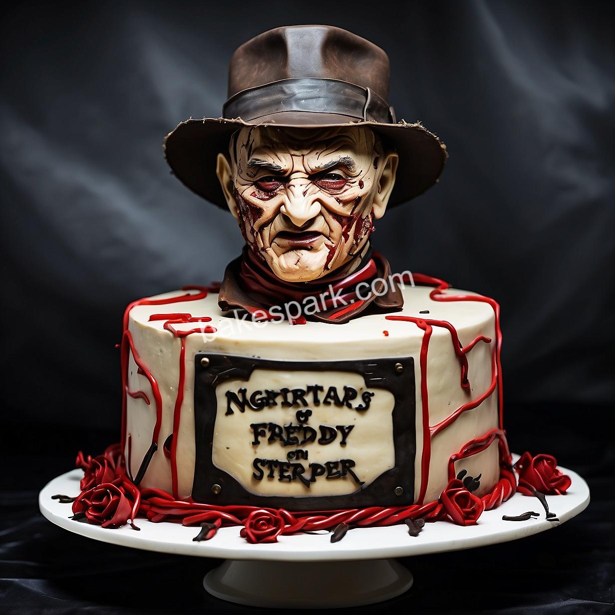 freddy krueger cake