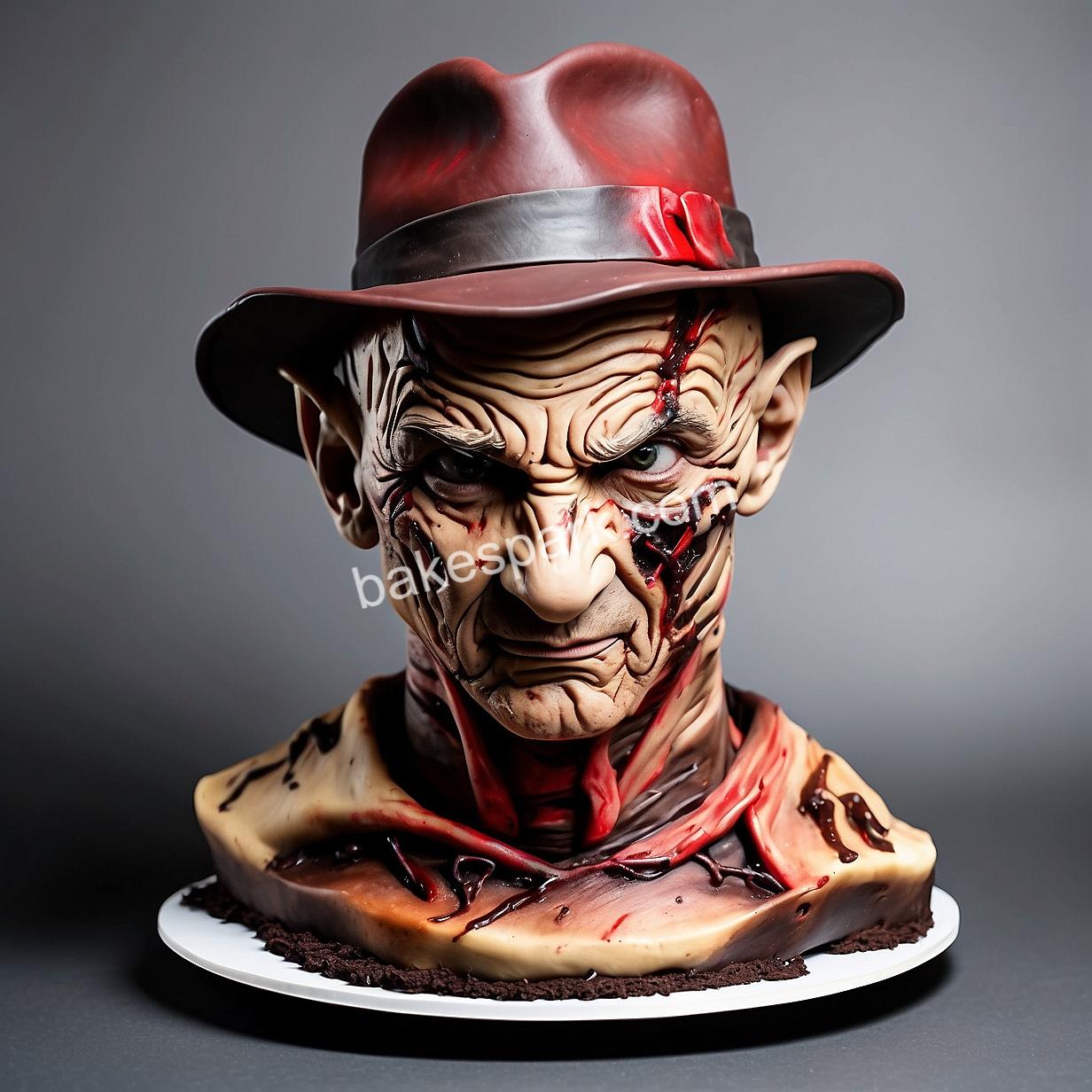 freddy krueger cake