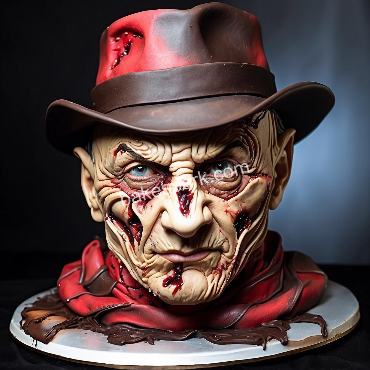freddy krueger cake