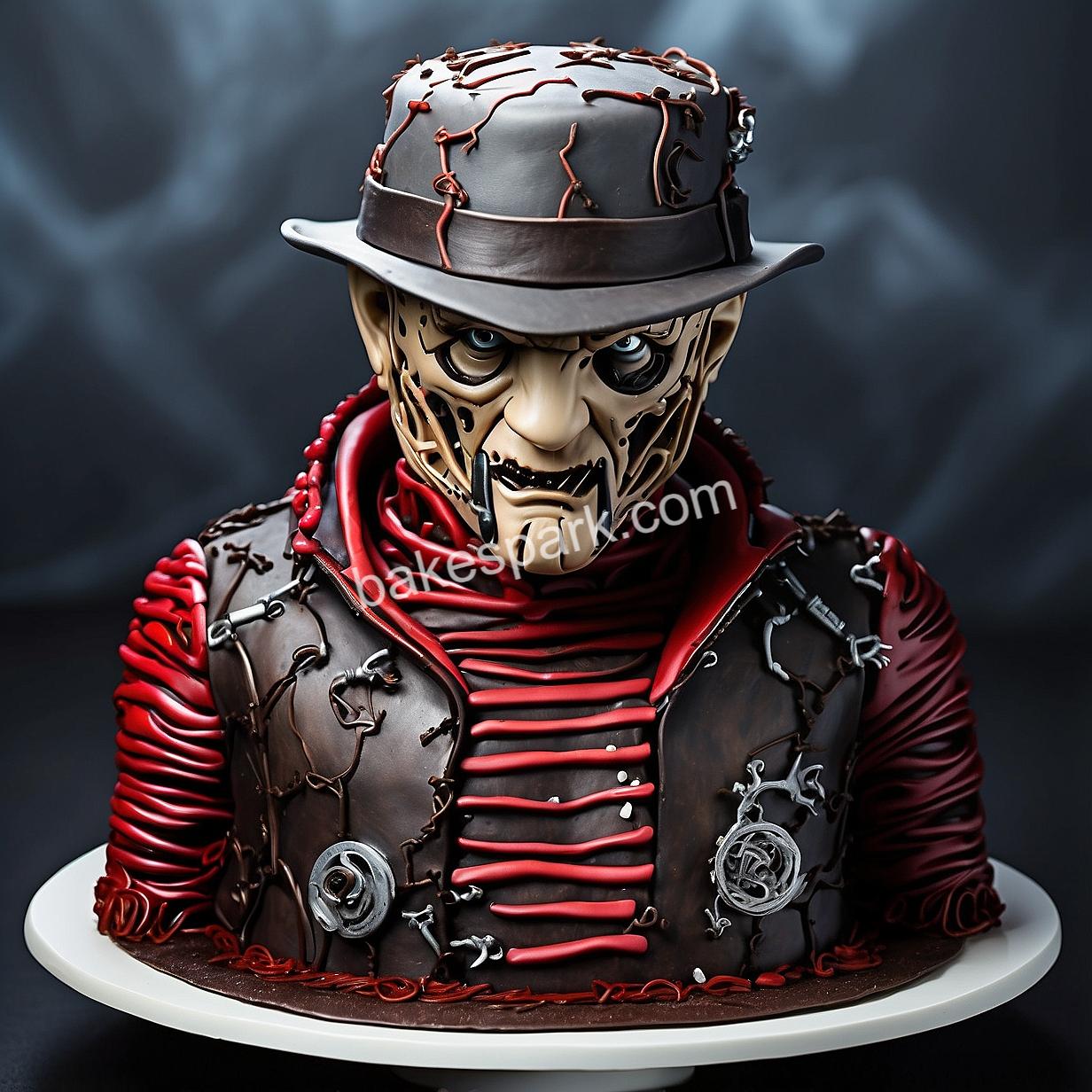 freddy krueger cake