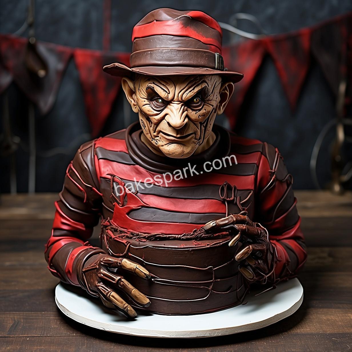 freddy krueger cake