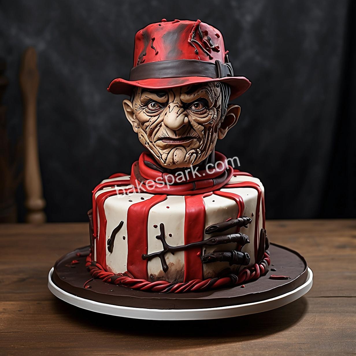 freddy krueger cake