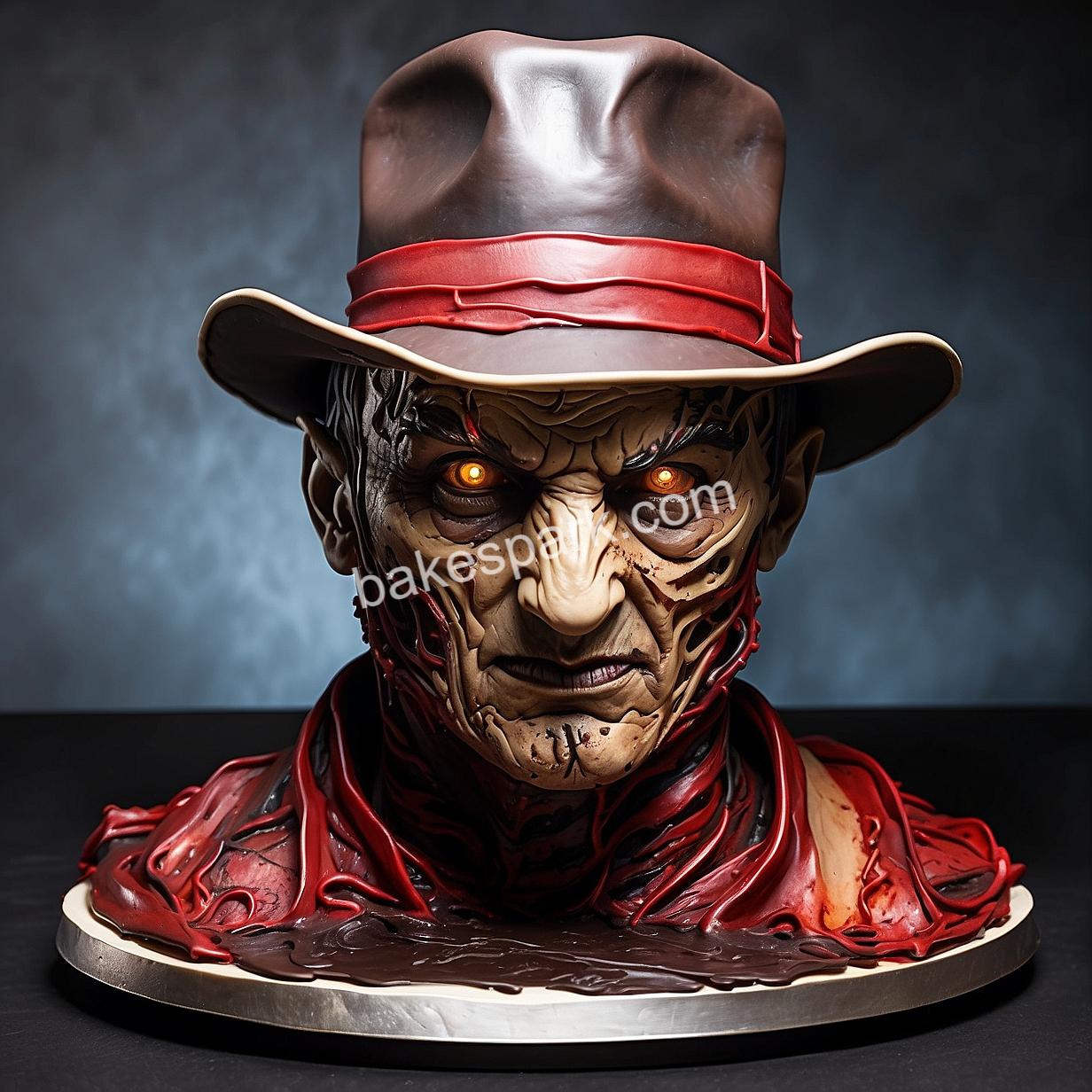 freddy krueger cake