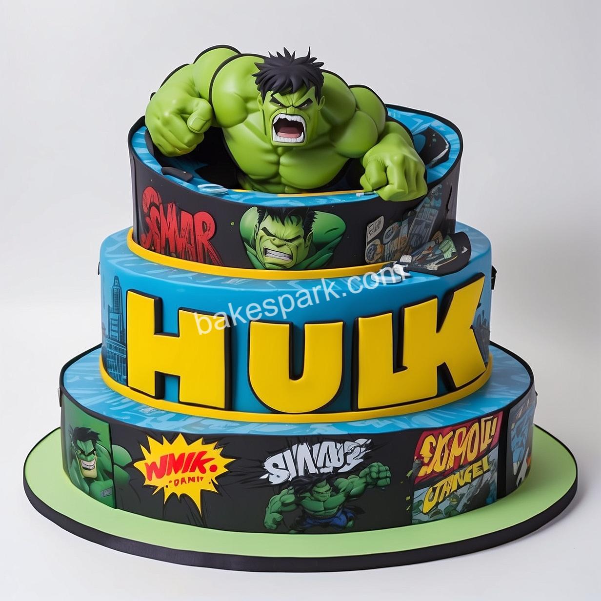 hulk cake
