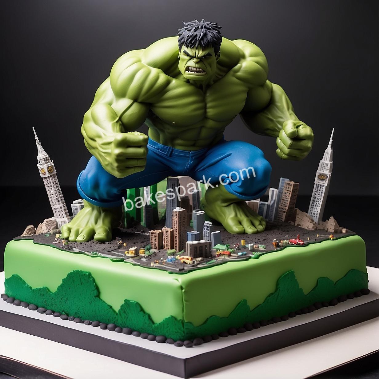 hulk cake