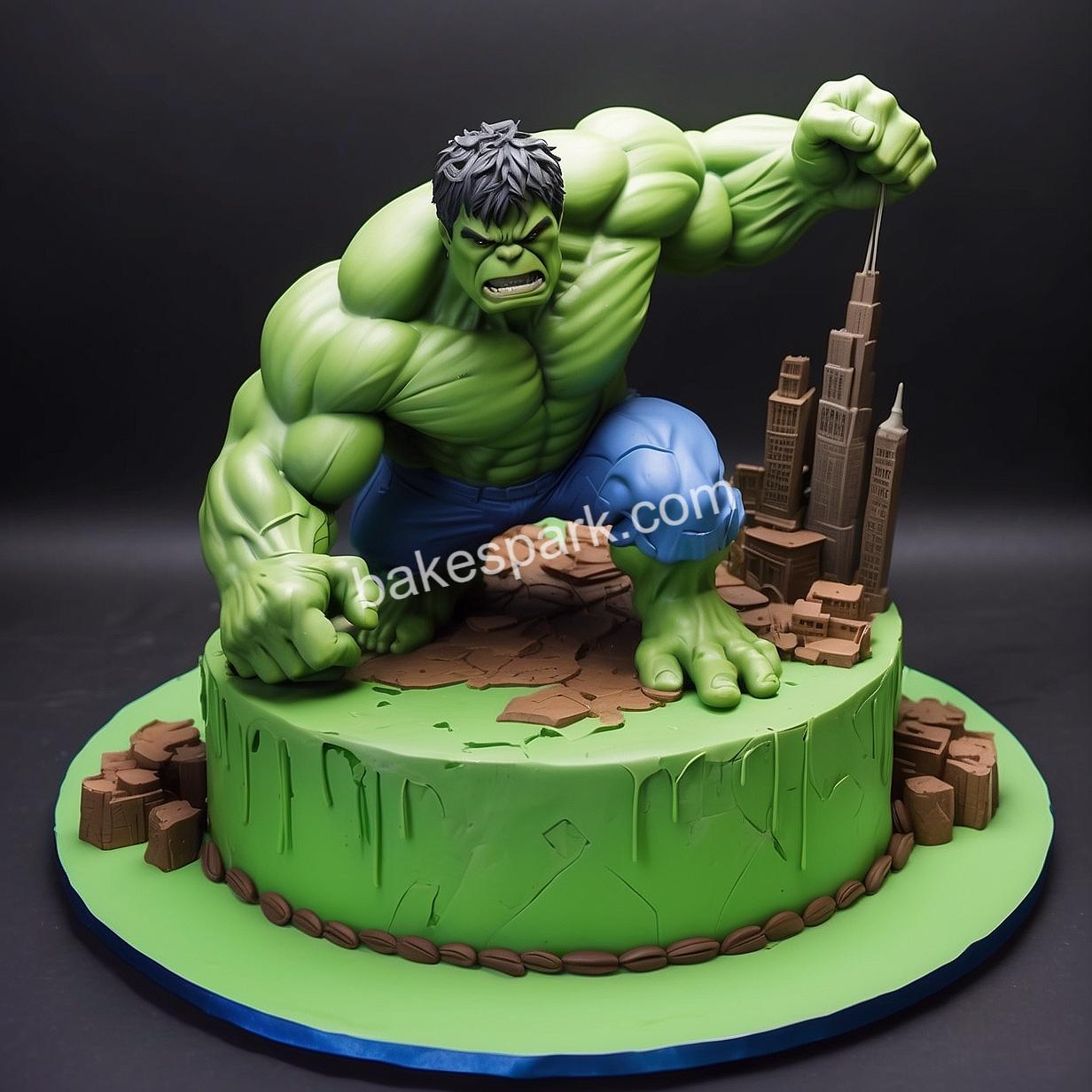 hulk cake