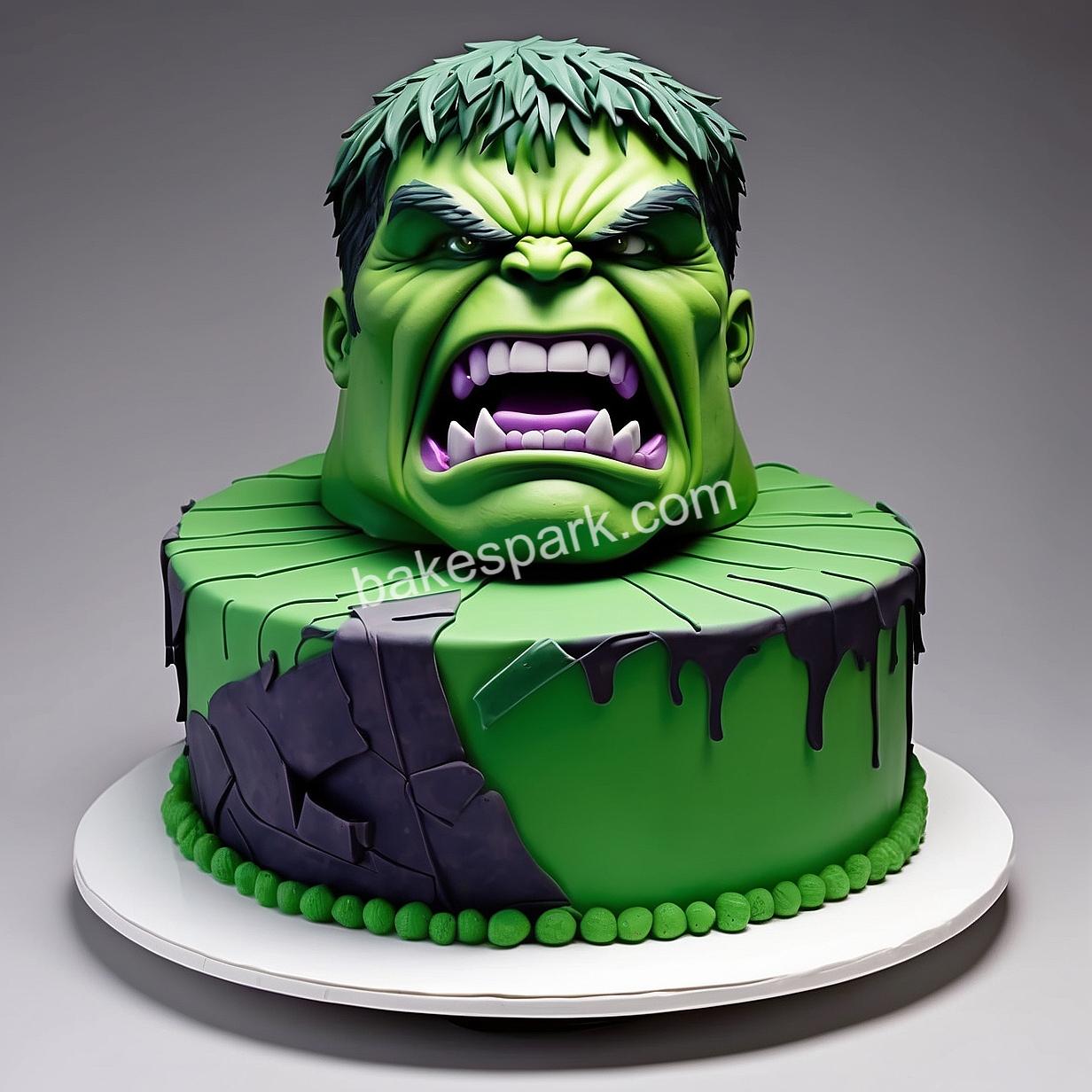 hulk cake