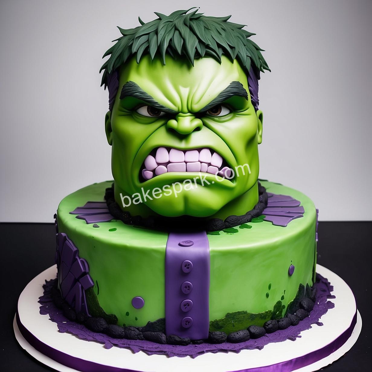 hulk cake