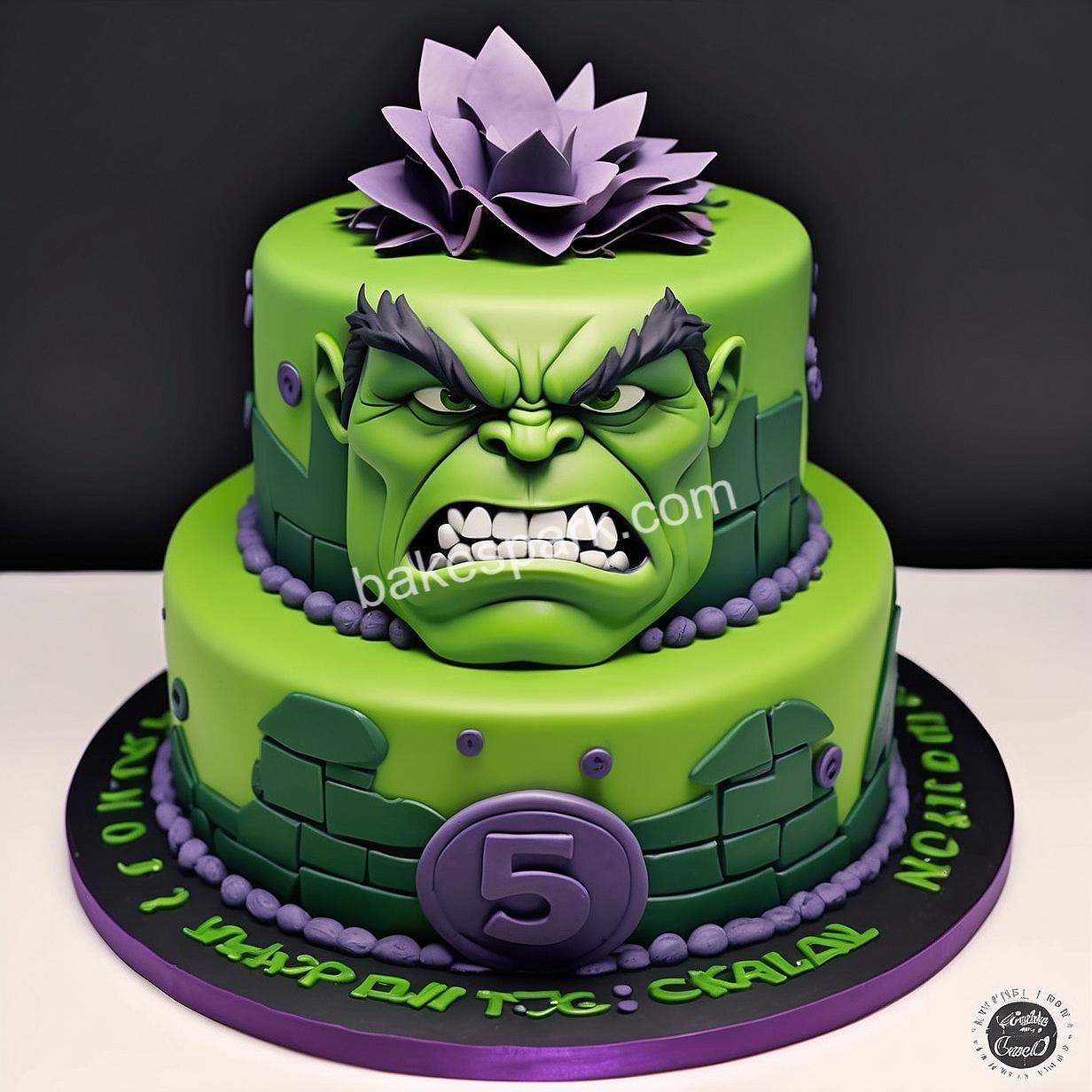 hulk cake