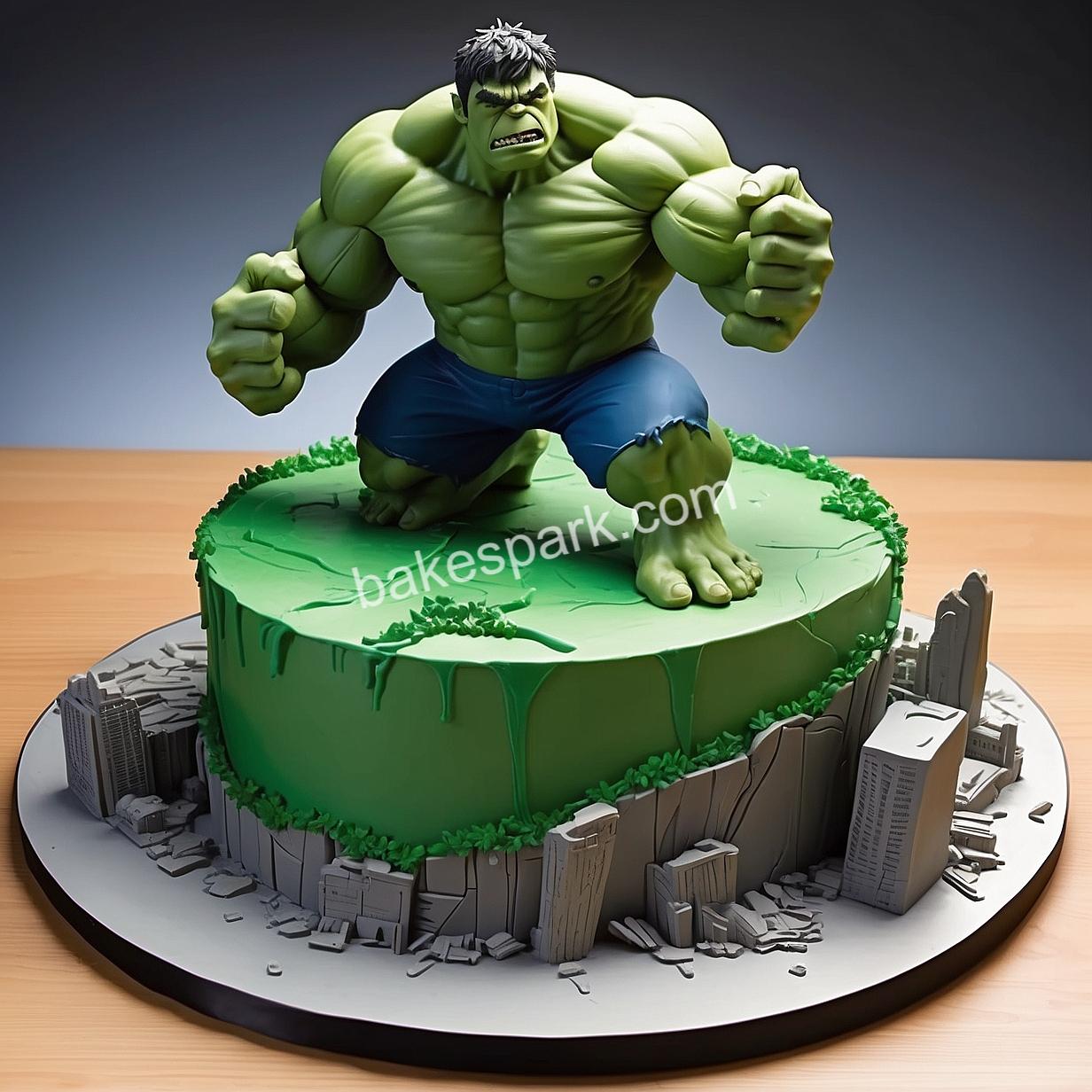 hulk cake