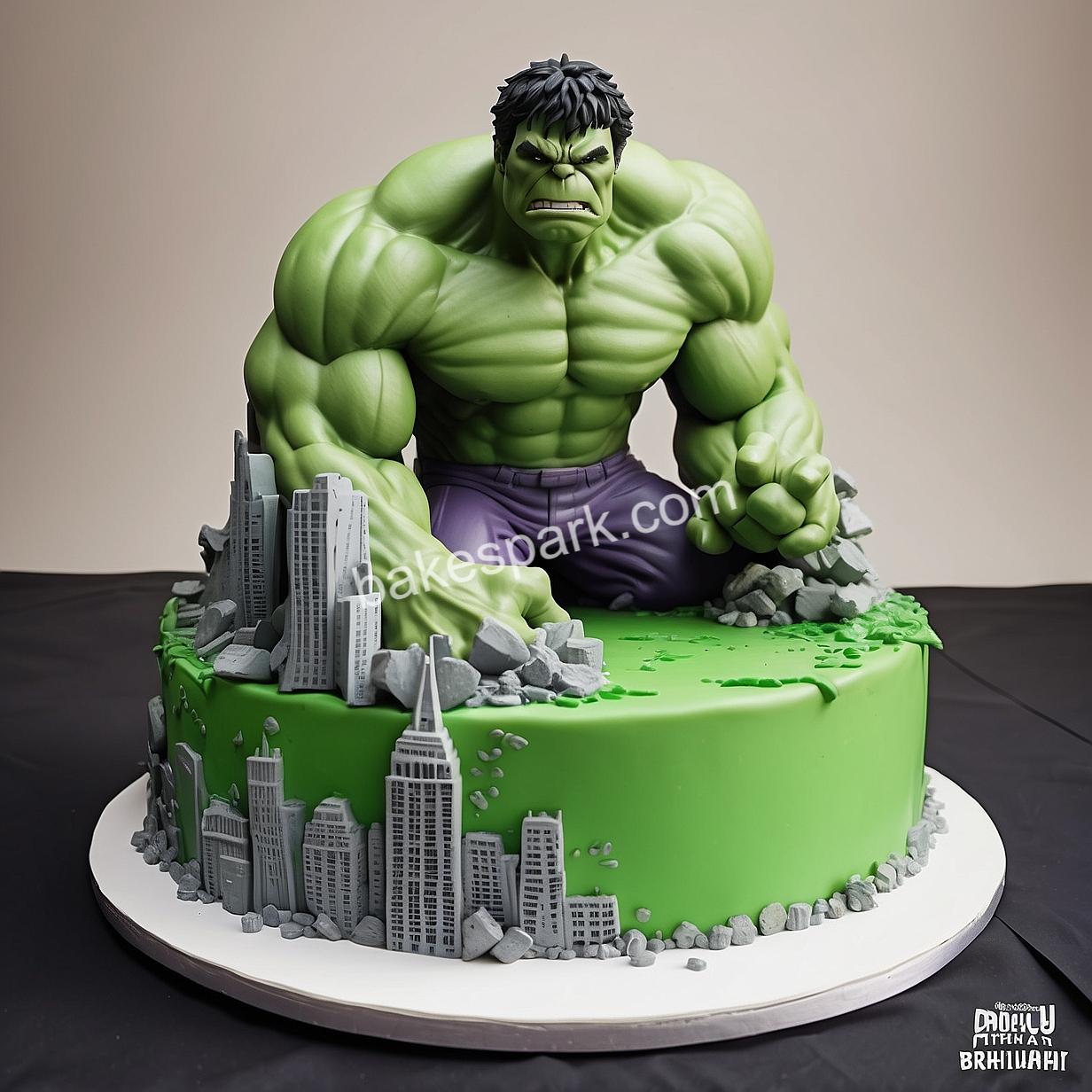 hulk cake