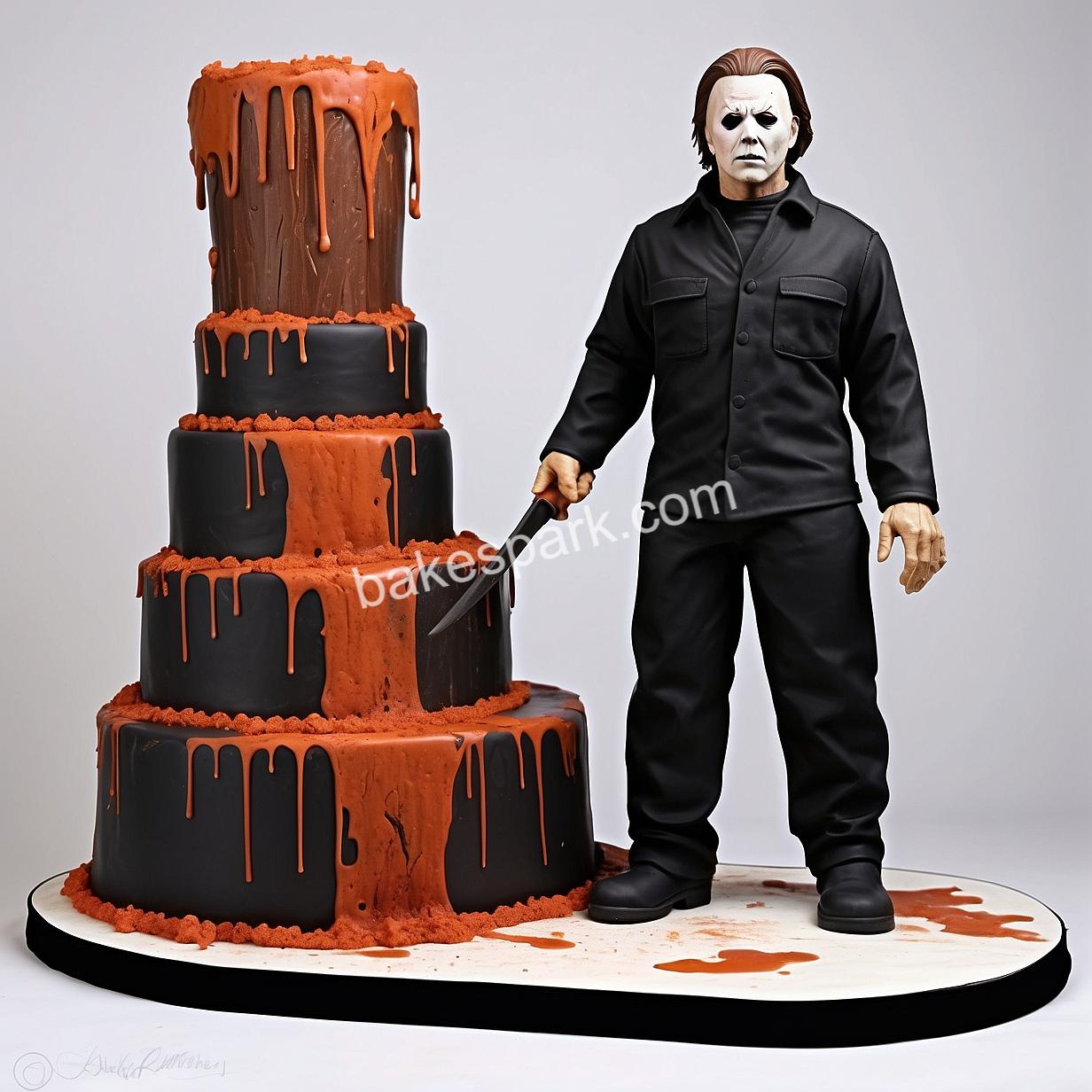 michael myers cake