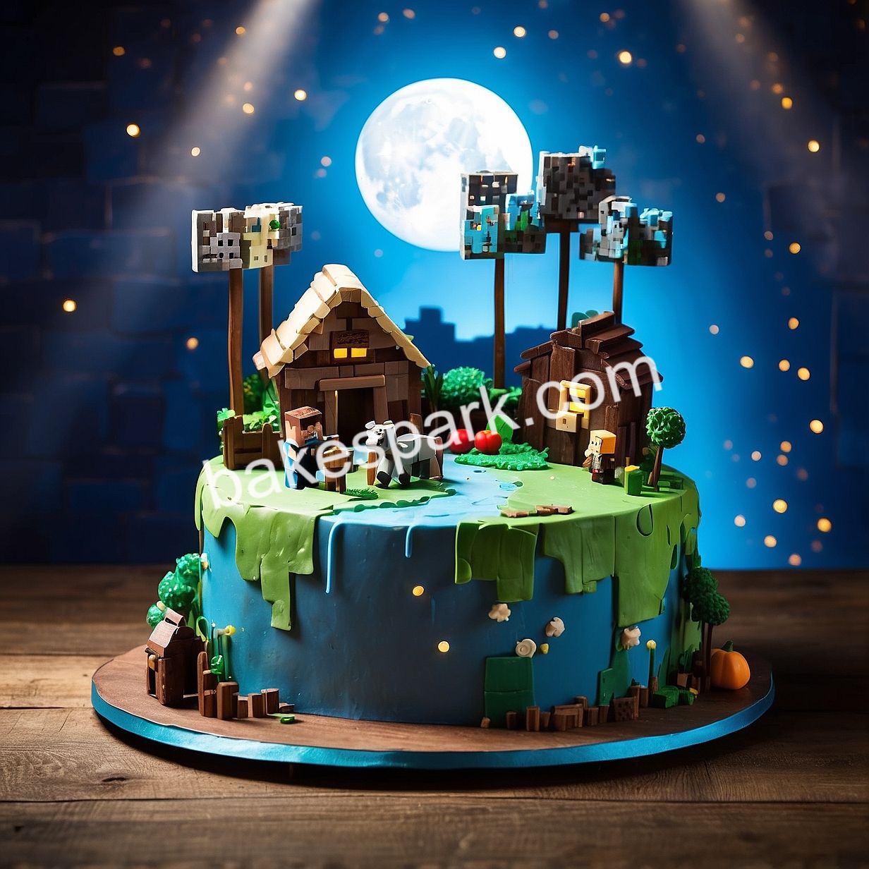 minecraft cake