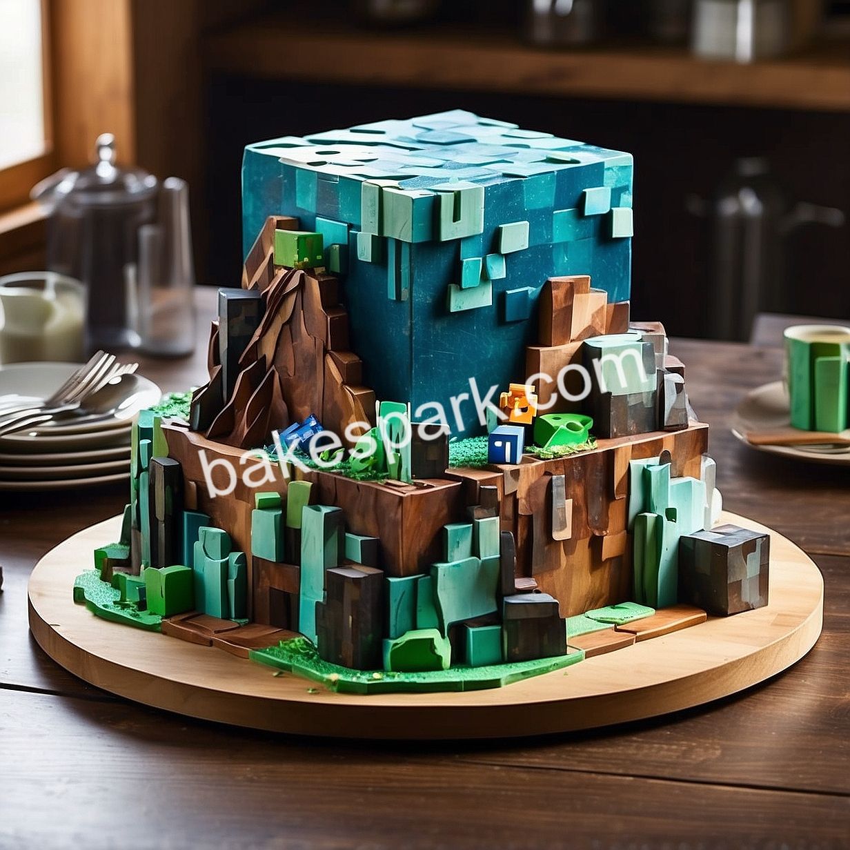 minecraft cake