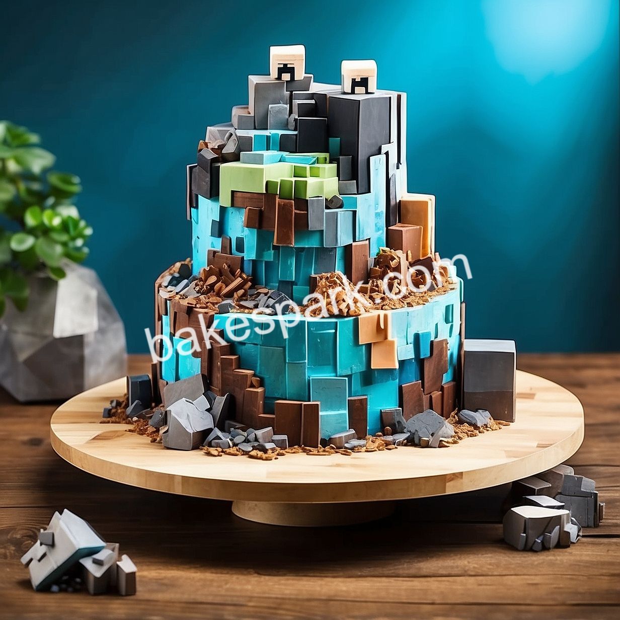 minecraft cake