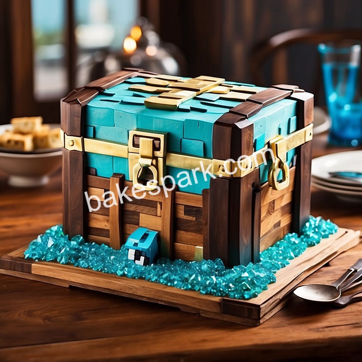 minecraft cake