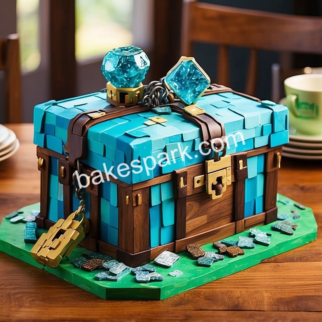 minecraft cake
