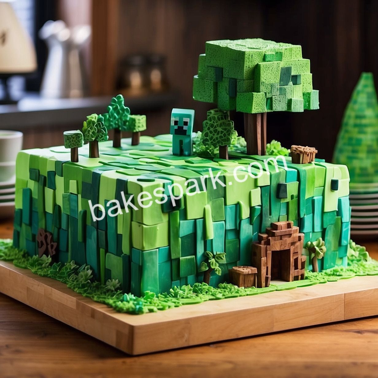 minecraft cake