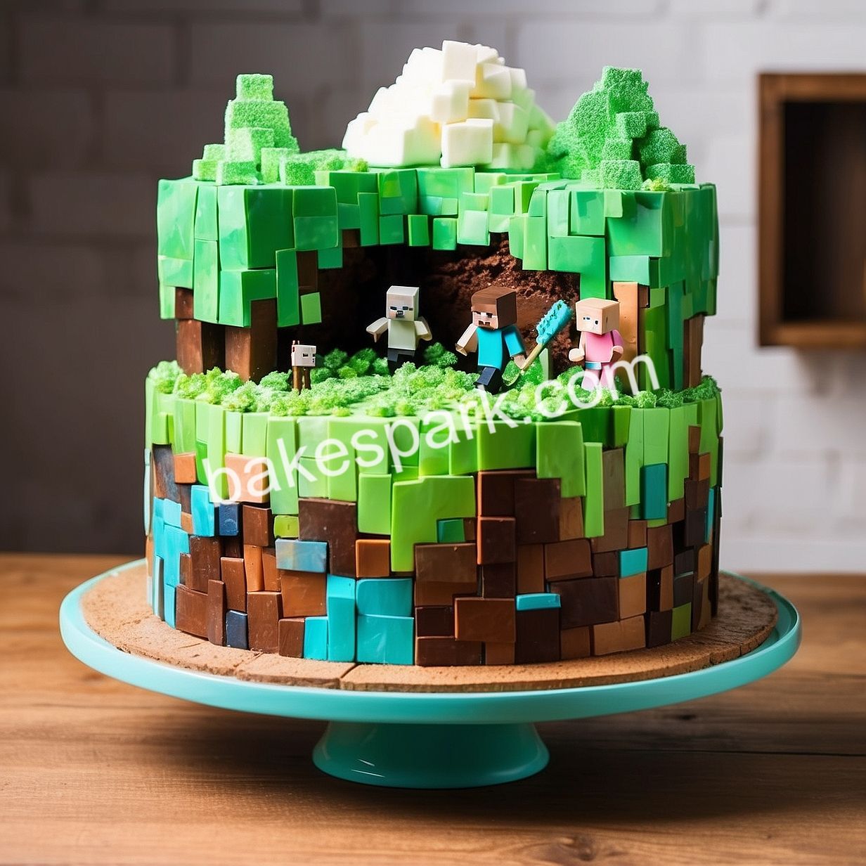 minecraft cake