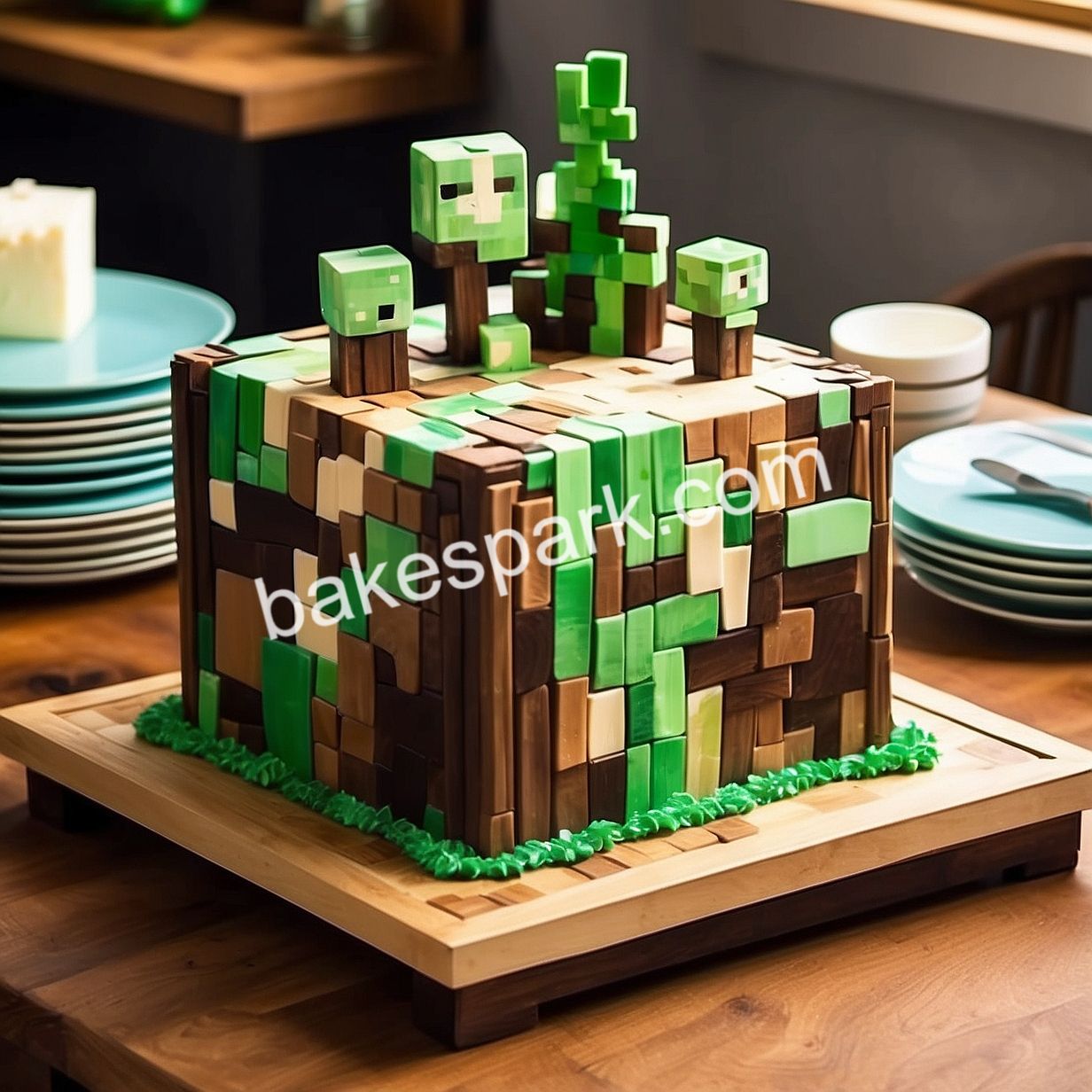 minecraft cake