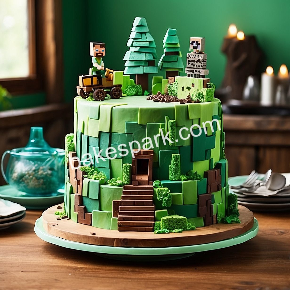 minecraft cake