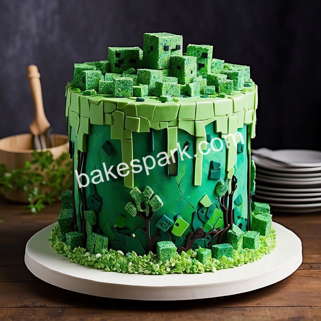minecraft cake