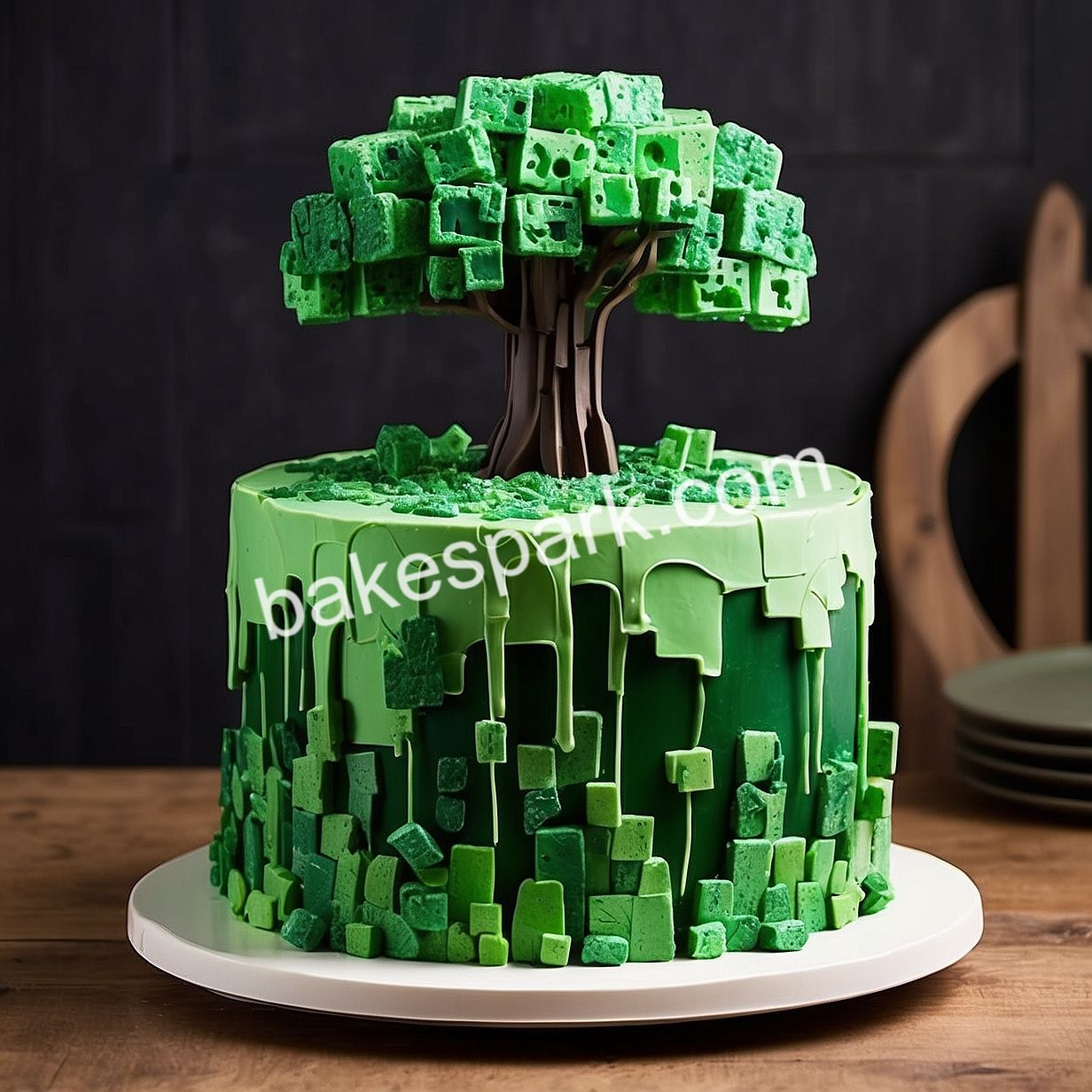 minecraft cake