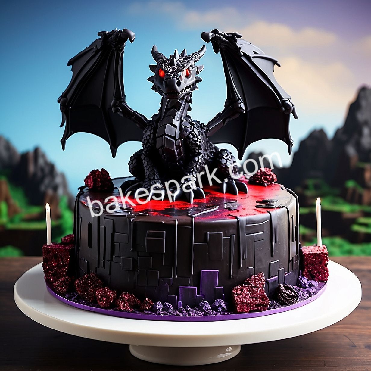 minecraft cake