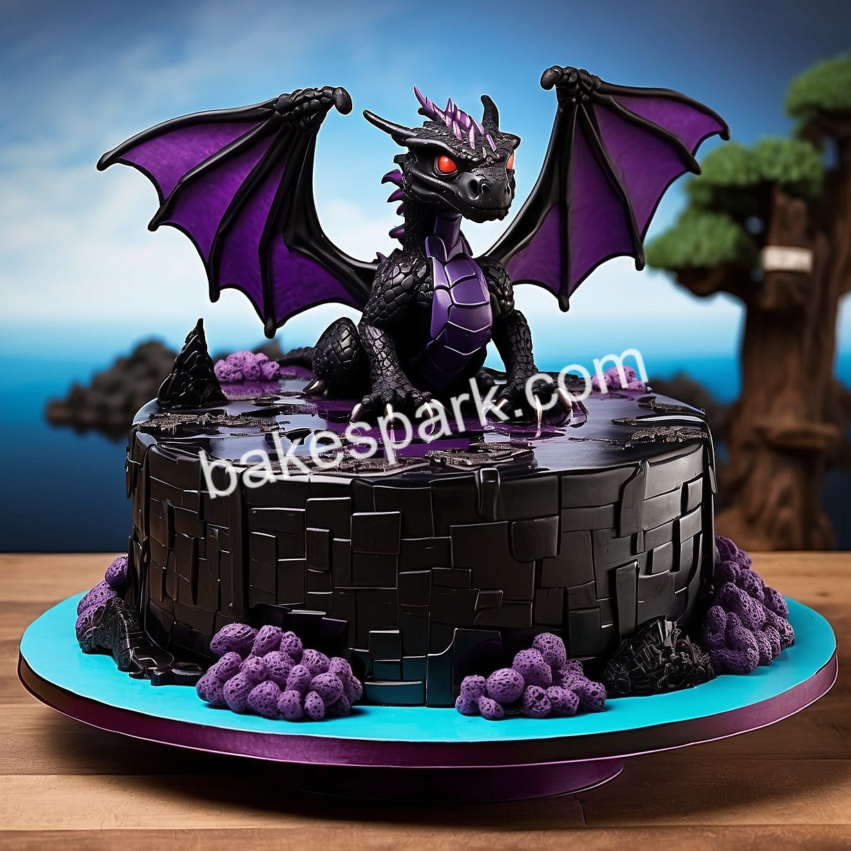 minecraft cake