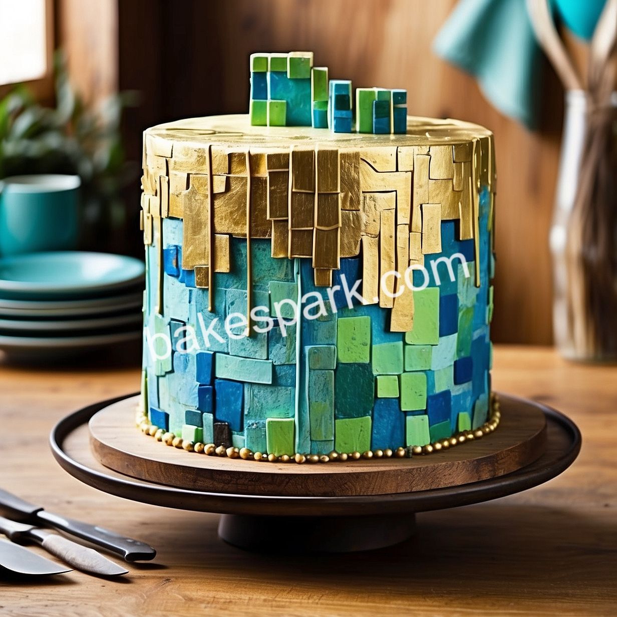 minecraft cake