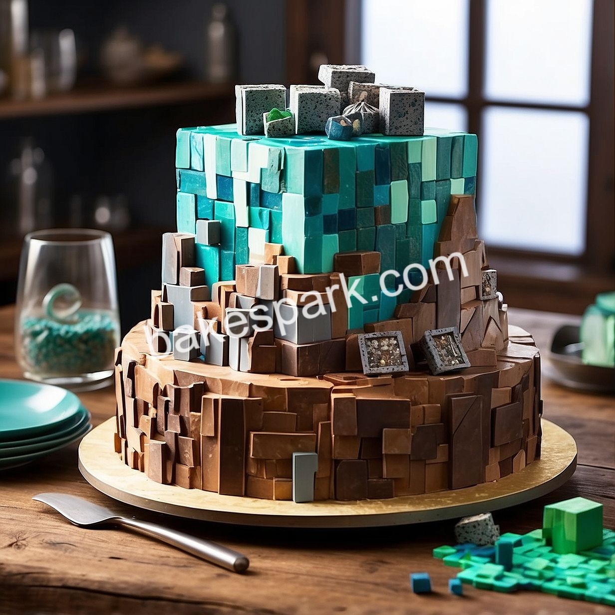 minecraft cake