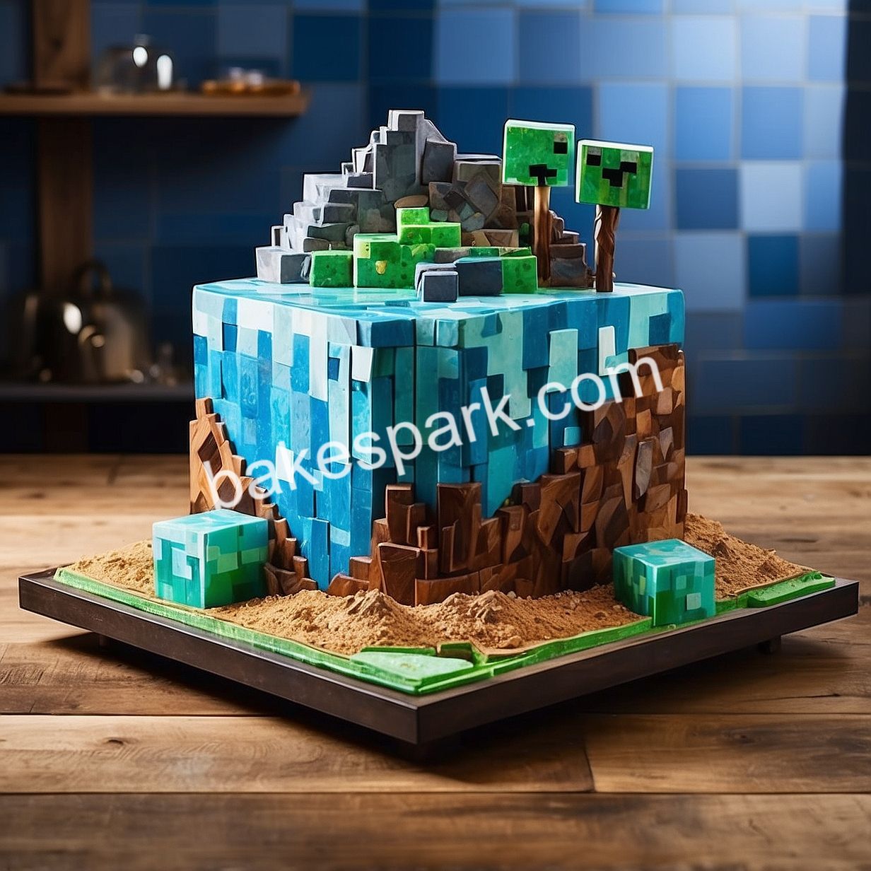 minecraft cake