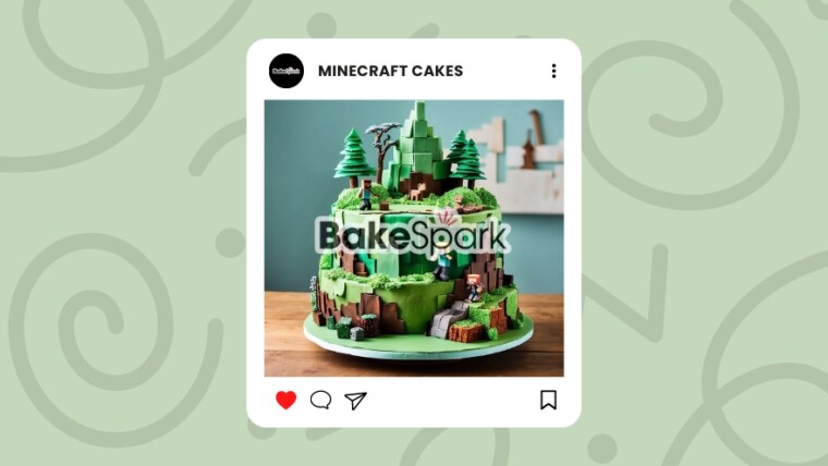 minecraft cake designs
