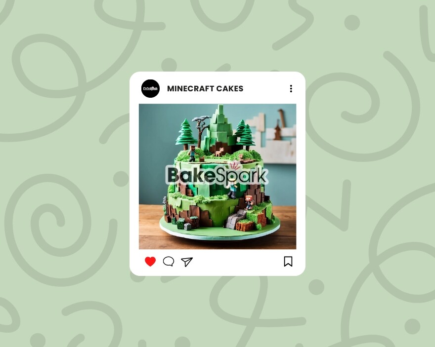 minecraft cake designs
