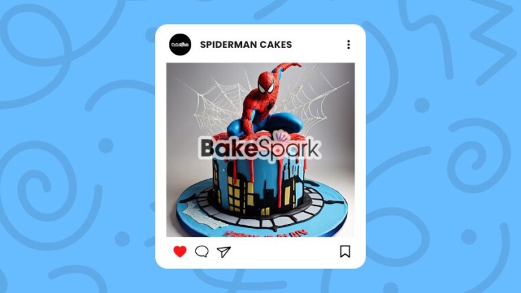 spiderman cake