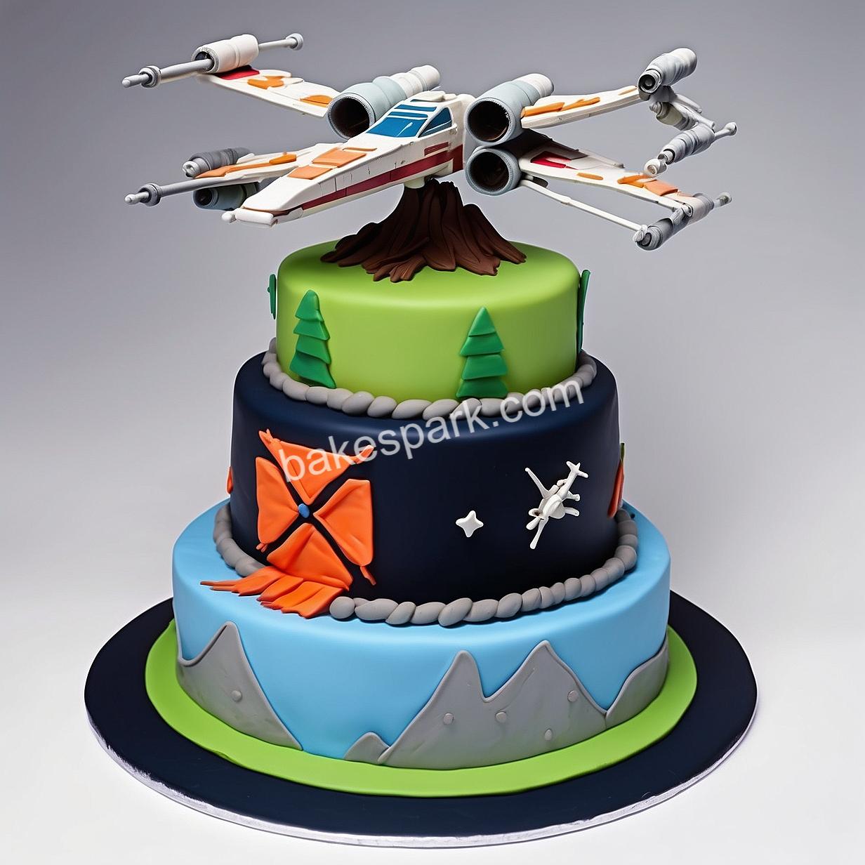 star wars cake