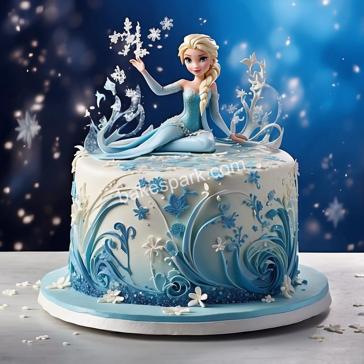 elsa cake