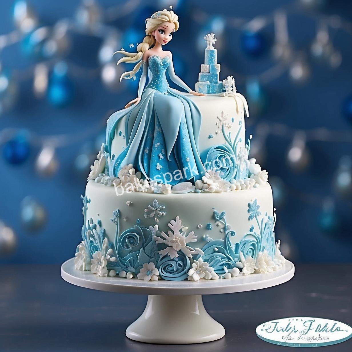 elsa cake
