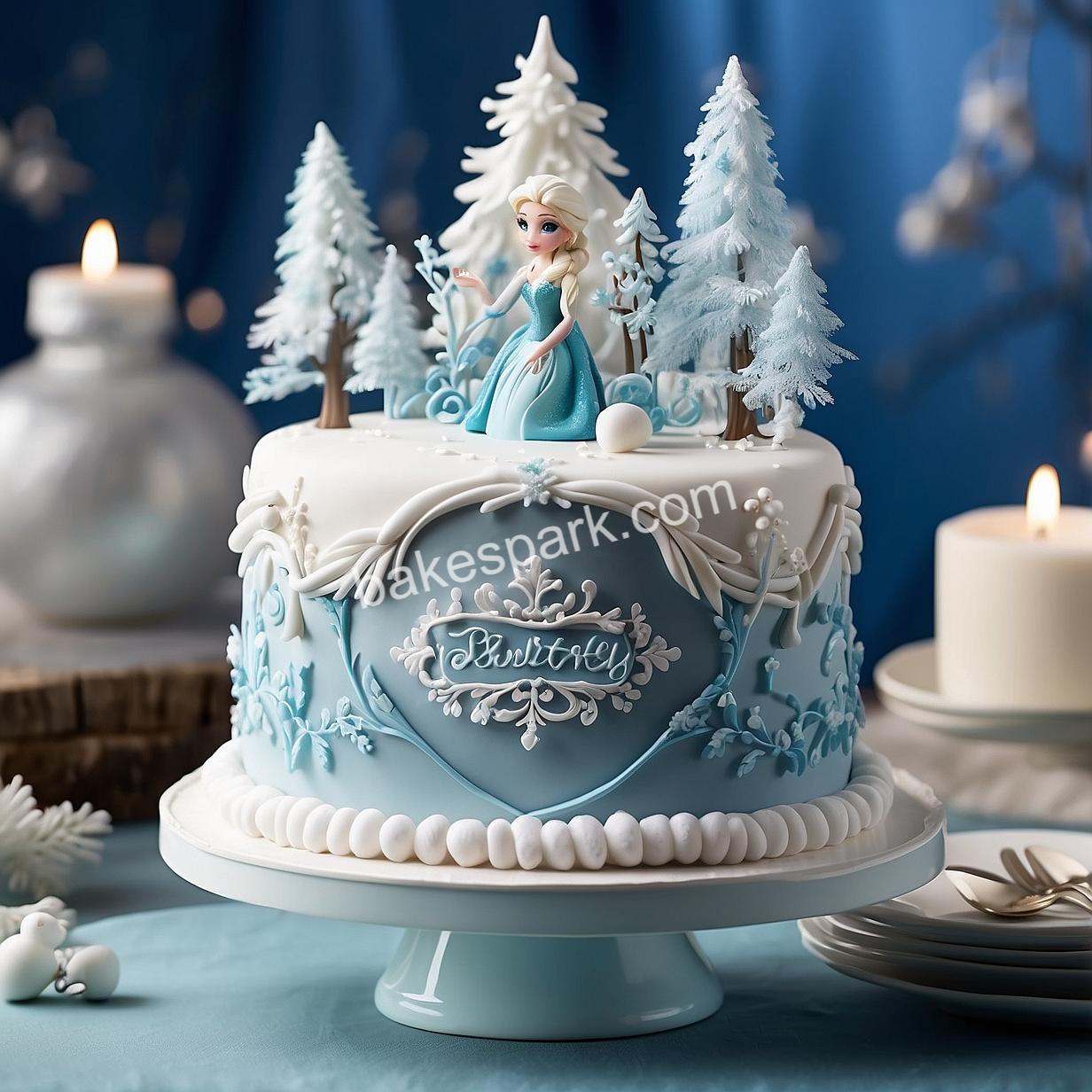 elsa cake