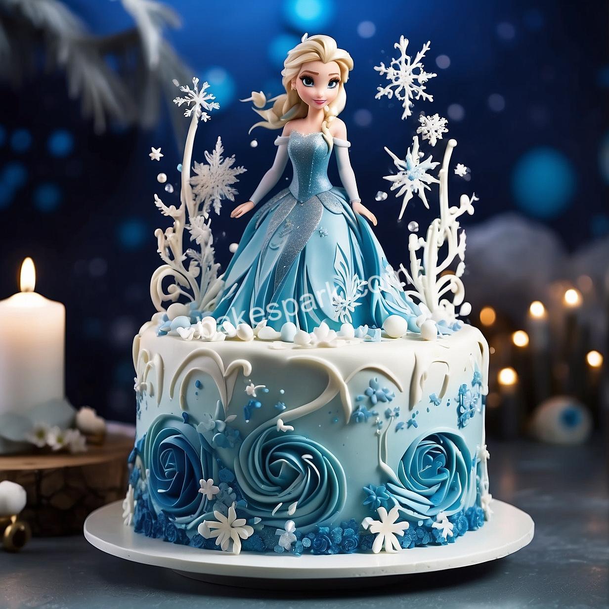 elsa cake