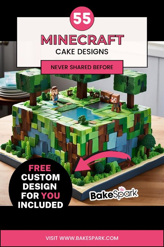 minecraft cake pinterest