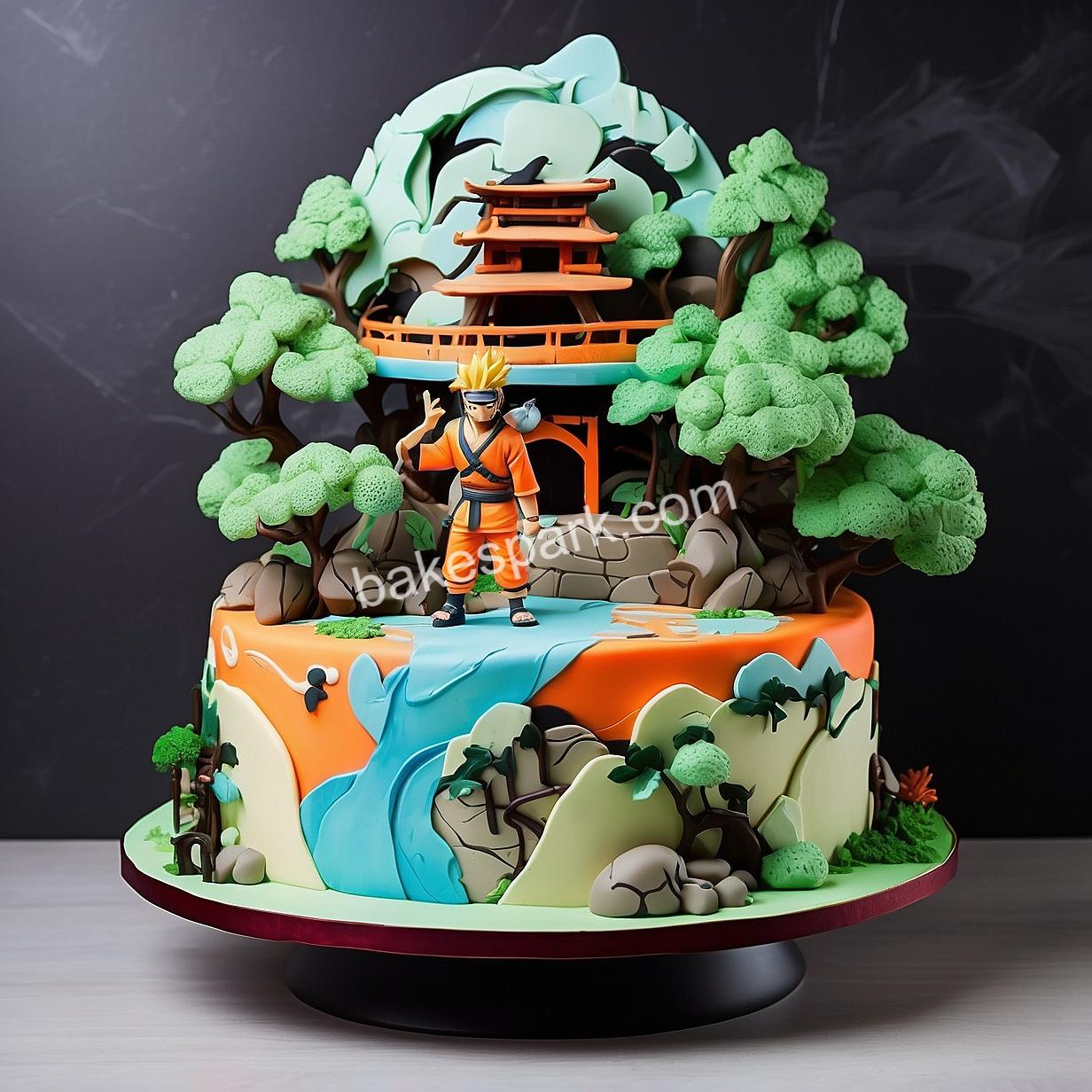 naruto cake